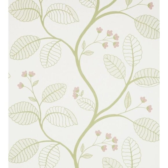 ANNA FRENCH Celia Vine Wallpaper One Double Roll Pink Gold LeafAT1418